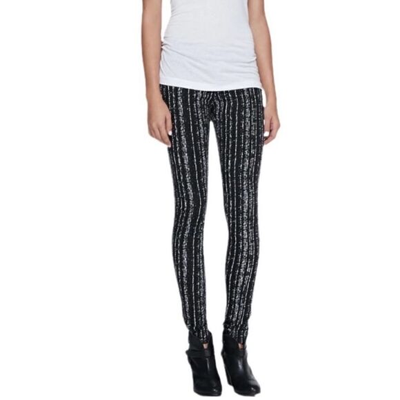 Rag & Bone Legging Barcode Print Jeans - Picture 11 of 11
